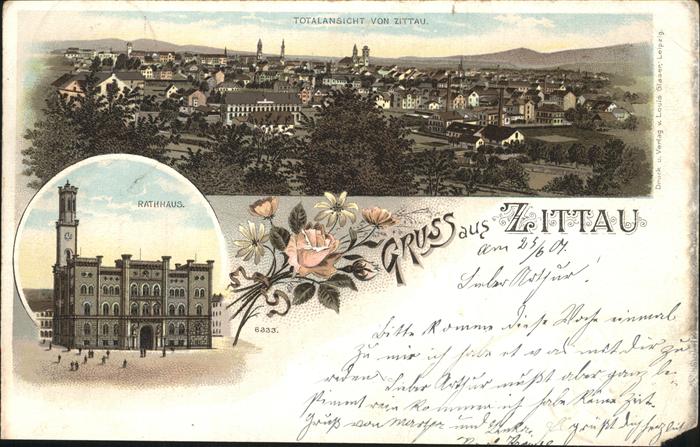 Zittau Rathaus Totale