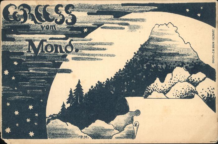 CHEMNITZ Sachsen Gruss vom Mond