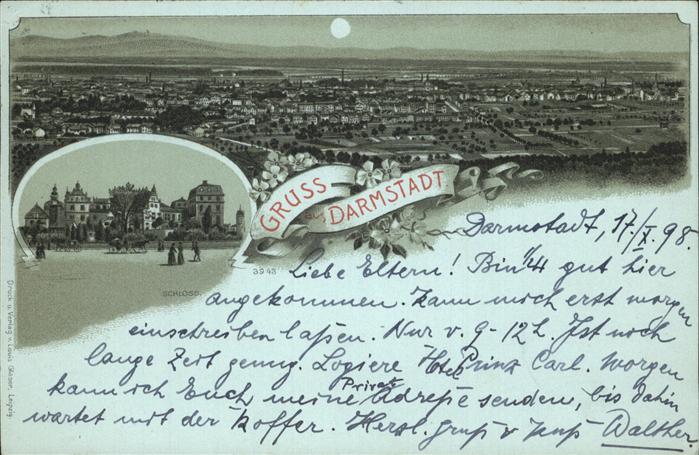 Darmstadt Nacht Schloss