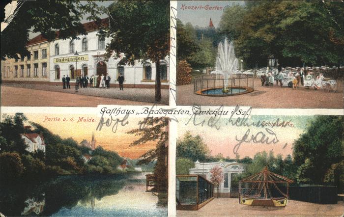 Zwickau Sachsen Gasthaus Badegarten Konzert-Garten