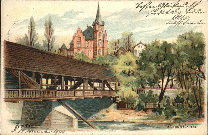 Zwickau Sachsen Paradiesbrücke
