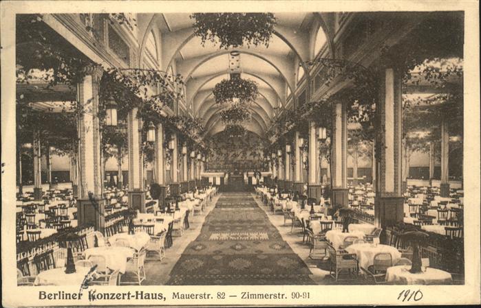 Berlin Konzerthaus Speisesaal