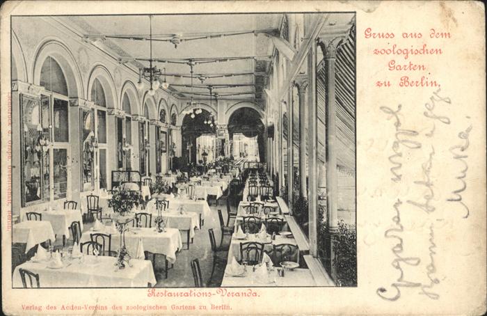 Berlin Zoologischer Garten Restauration Verand