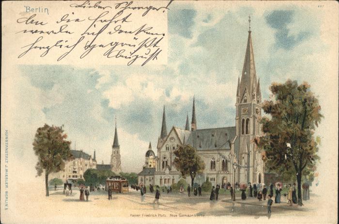Berlin Kaiser Friedrich Platz Neue Garnisonkir