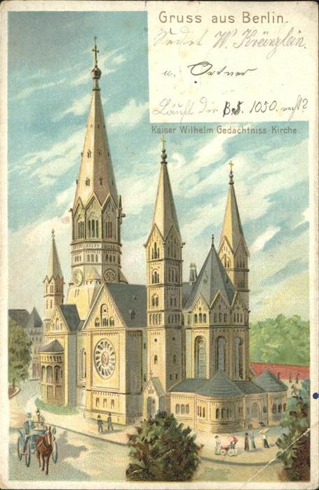 Berlin Kaiser Wilhelm Gedächtniskirche Pferdek