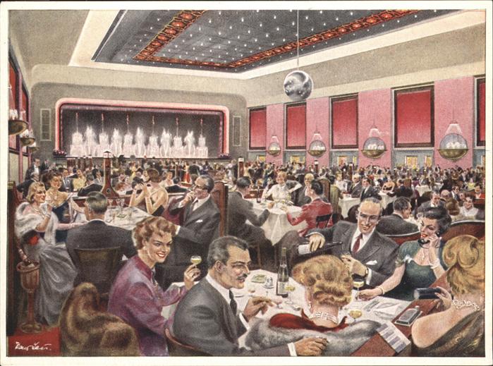 BERLIN  CITY Ballhaus Resi Wasserspiele Kuenstlerkarte