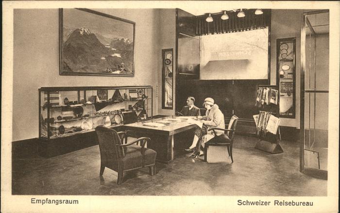 BERLIN  CITY Schweizer Reisebuero Empfangsraum