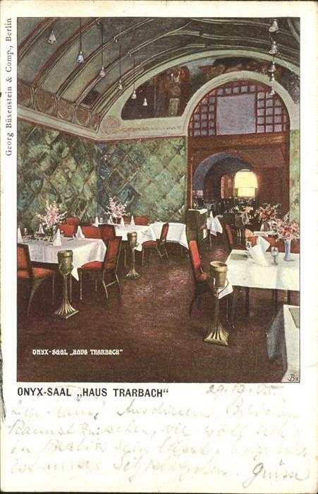 BERLIN  CITY Weinstuben Haus Trarbach Onxy-Saal
