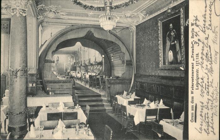 Berlin Weinrestaurant Traube