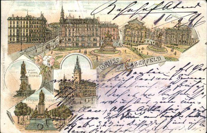 Elberfeld Wuppertal Hotel Weidenhof Kaiser Wilhelm Kaiser F