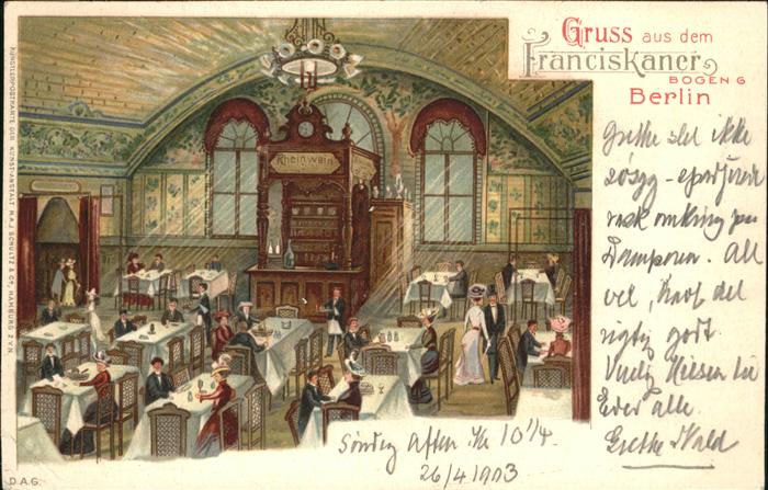 Berlin Restaurant Franciskaner