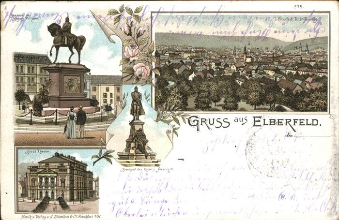 Elberfeld Wuppertal Theater Kaiser Wilhelm Kaiser Friedrich