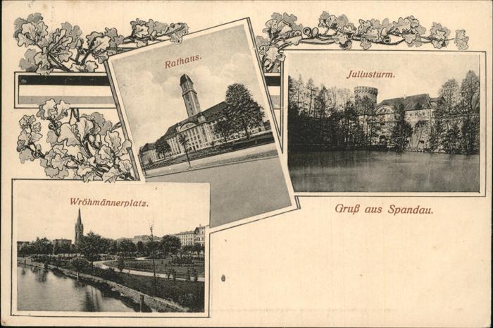 Spandau Rathaus Juliusturm Wröhmännerplatz Feld