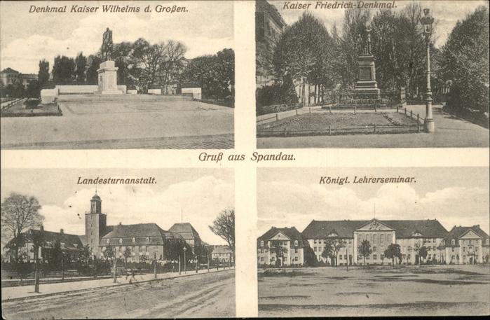 Spandau Denkmal Kaiser Wilhelm der Grosse Kaise