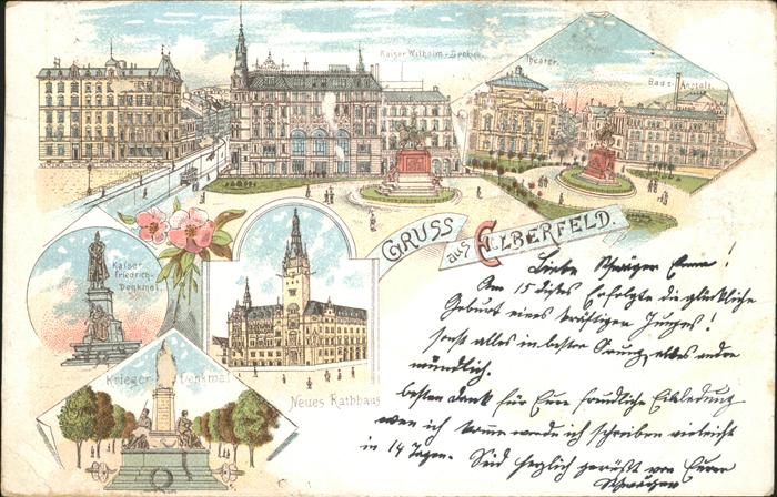 Elberfeld Wuppertal Theater Kaiser Wilhelm Kaiser Friedrich