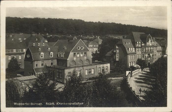 Barmen Wuppertal Städtische Krankenanstalten
