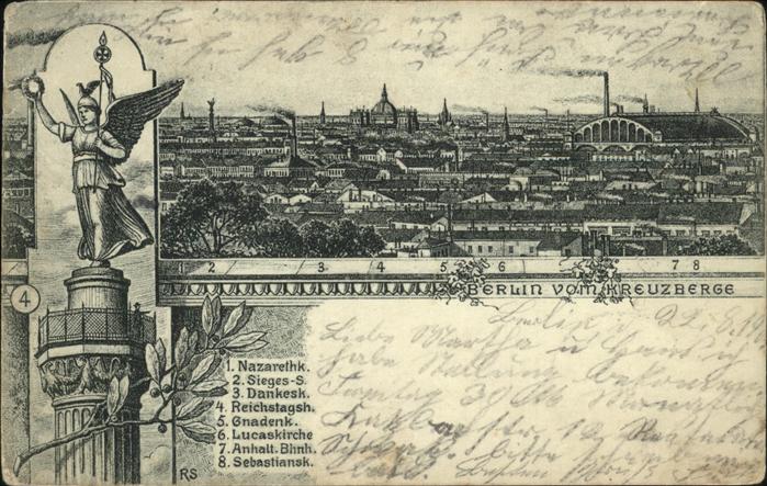 Kreuzberg Berlin Kirche Siegessäule Krankenhaus