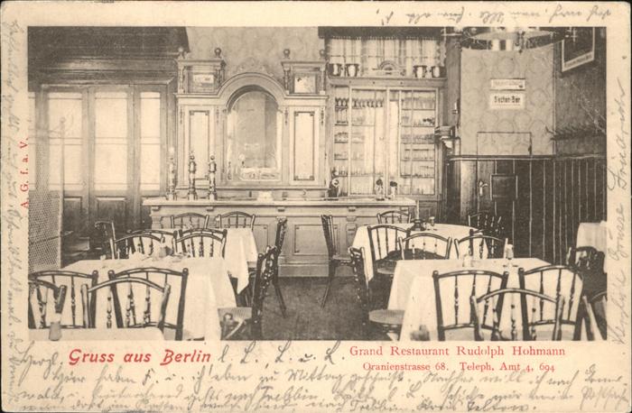 BERLIN  CITY Grand Hotel Rudolph Hohmann