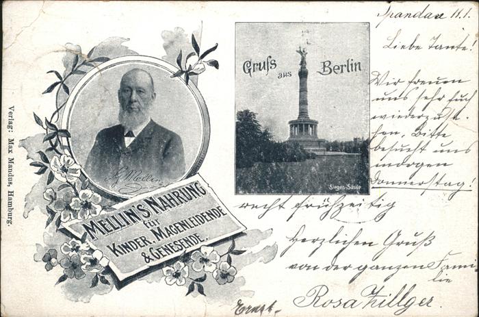 Berlin Siegessäule Mellin's Nahrung