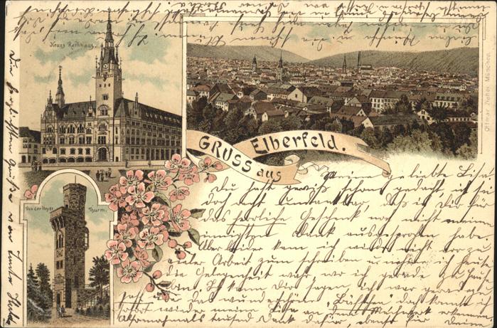 Elberfeld Wuppertal Von der Heydt Turm Rathaus