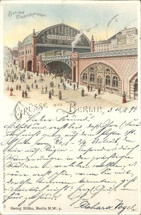Berlin Bahnhof Friedrichstrasse