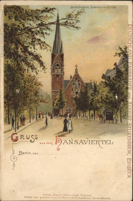 Berlin Hansaviertel Kaiser Friedrich Gedächtni