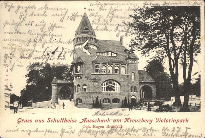 Kreuzberg Berlin Ausschank Zum Schultheiss Victoriapark