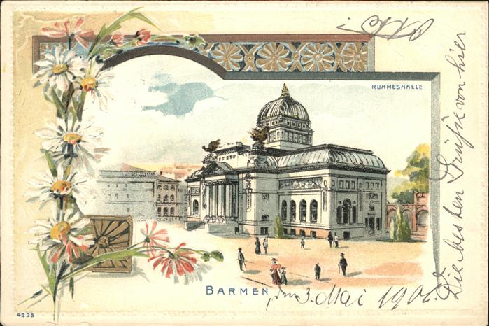 Barmen Wuppertal Ruhmeshalle