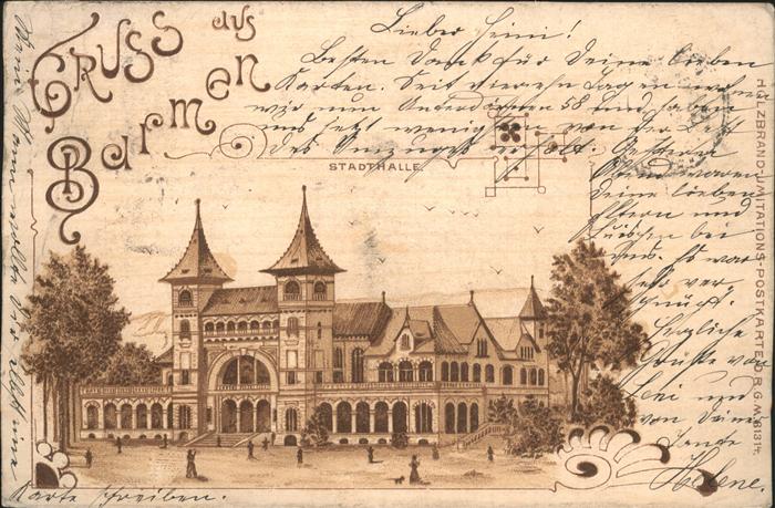 Barmen Wuppertal Stadthalle