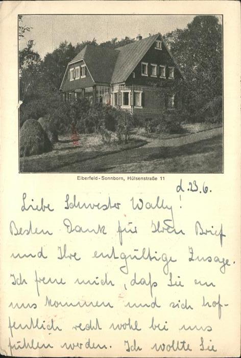 Sonnborn Elberfeld Wohnhaus Hülsenstrasse