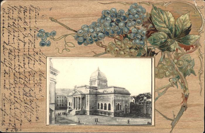 Barmen Wuppertal Ruhmeshalle Weinrebe