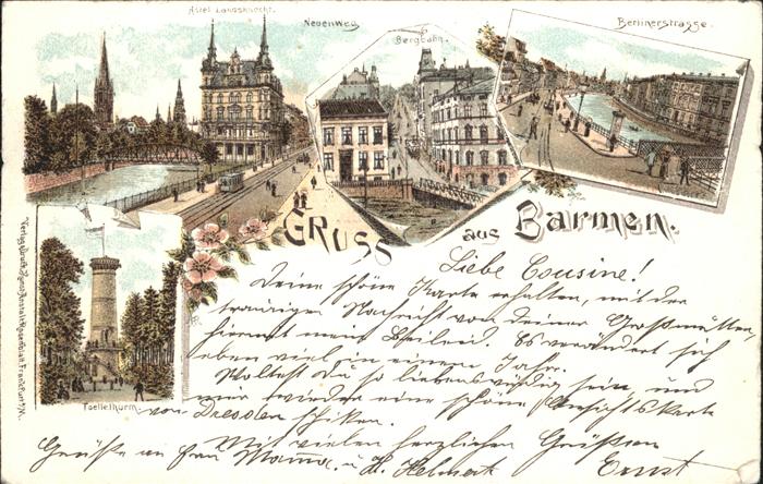 Barmen Wuppertal Hotel Landsknecht Neuenweg Bergbahn Ber