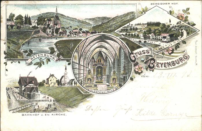 Beyenburg Bahnhof Kloster Kirche Bergischer Hof