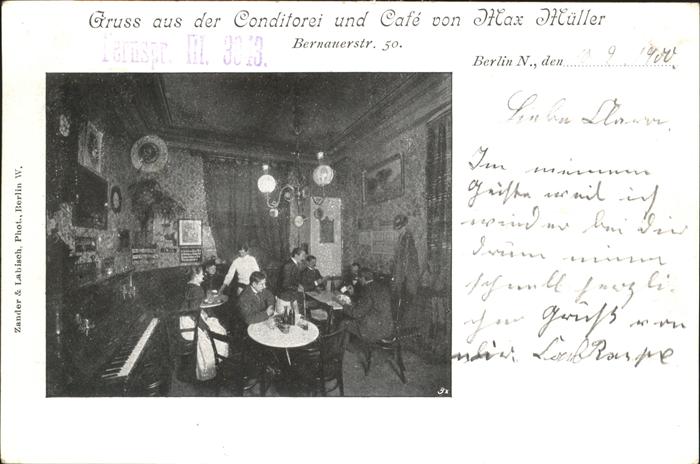 Berlin Conditorei Cafe Max Müller