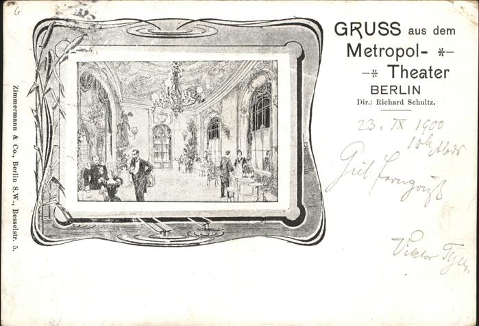 Berlin Metropol Theater Richard Schultz