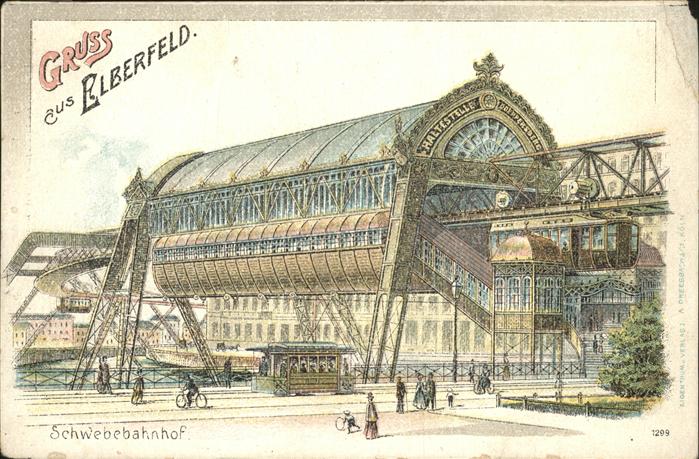 Elberfeld Wuppertal Schwebebahn Bahnhof