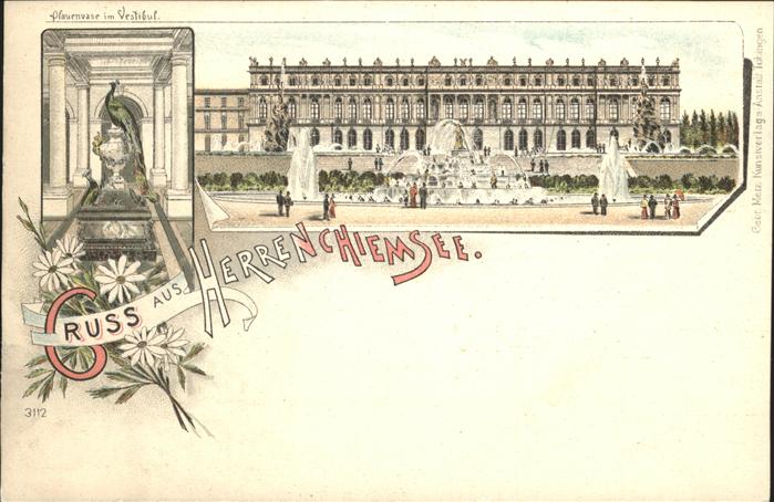 Chiemsee Bayern Schloss Herrenchiemsee