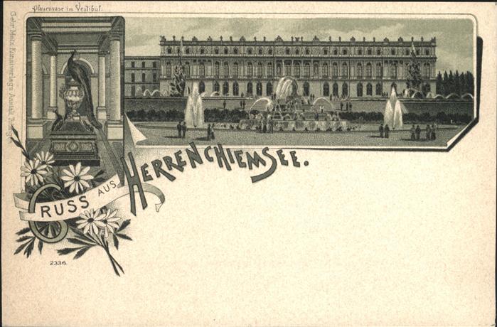 Chiemsee Bayern Schloss Herrenchiemsee