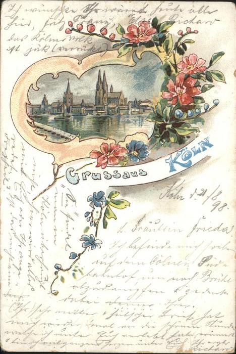 Koeln Rhein Dom Rhein