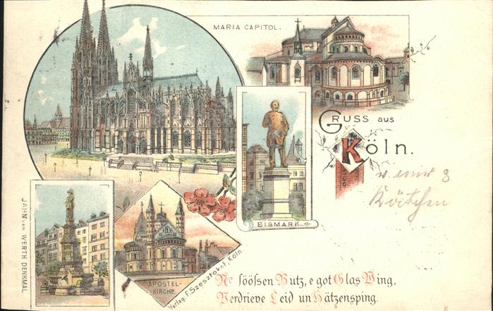 Koeln Rhein Dom Apostel-Kirche Maria-Capitol