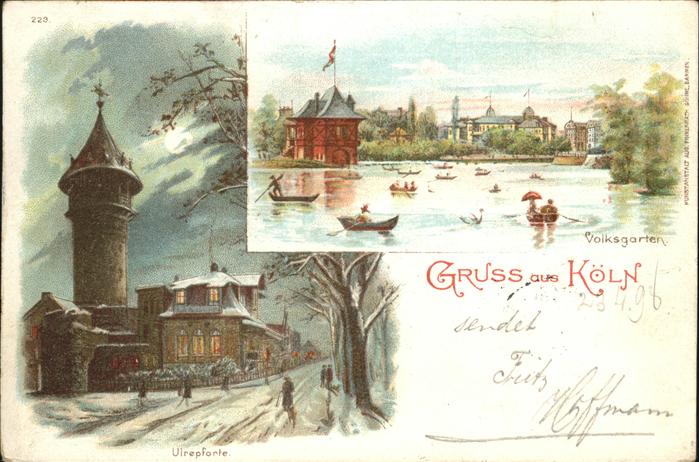 Koeln Rhein Volksgarten