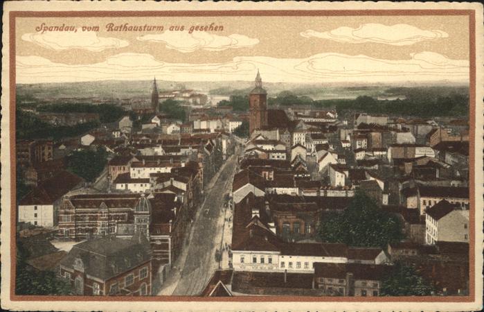 Spandau Blick vom Rathausturm