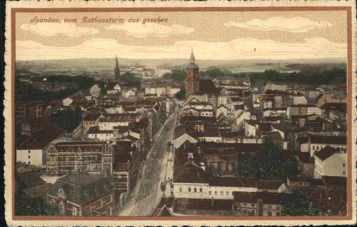 Spandau Blick vom Rathausturm