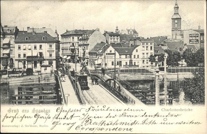 Spandau Charlottenbrücke Strassenbahn