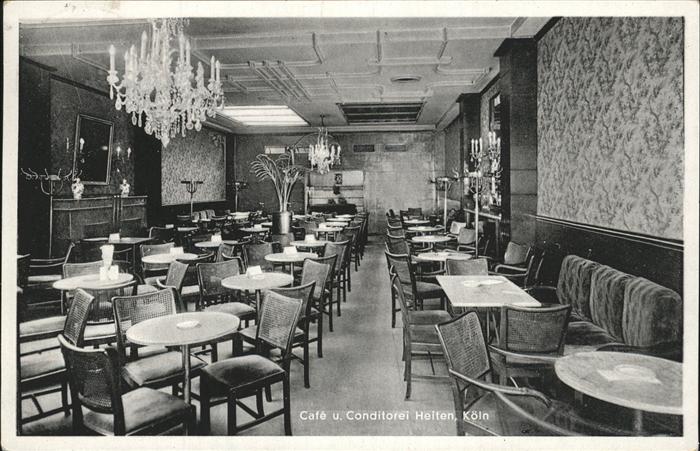 Koeln Rhein Cafe Heiten innen