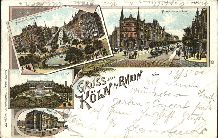 Koeln Rhein Hohenzollern-Ring Hohenstaufen-Ring Flo