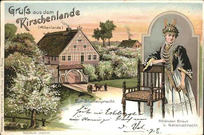 Estebruegge Altenländer Braut Nationaltracht