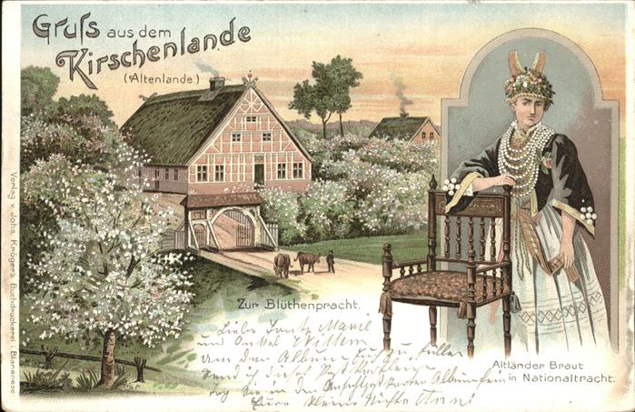 Estebruegge Altenlaender Braut Nationaltracht