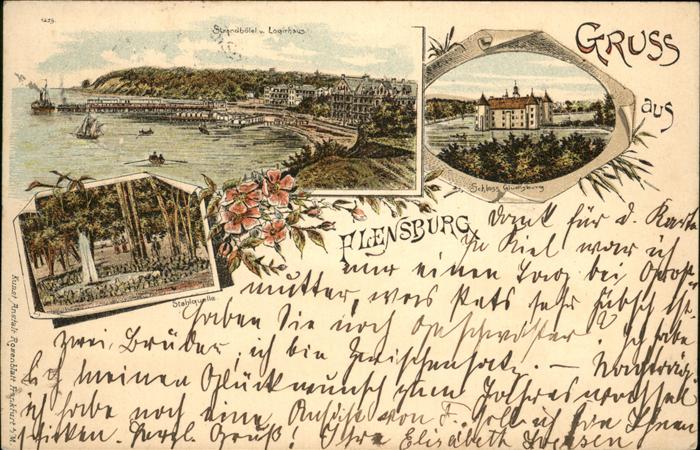 Flensburg Hafen Schloss Glücksburg