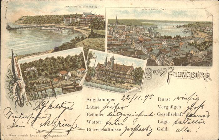 Flensburg Bad-Kollund Panorame Hafen